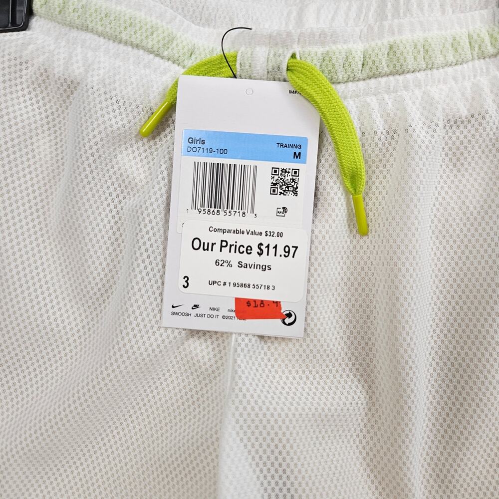 LOT OF 5 - NIKE GIRLS MEDIUM DRI-FIT ATHLETIC SHORTS SKORT NWT - Picture 4 of 10